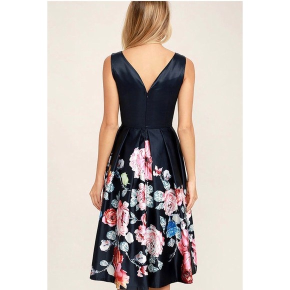 Lulu’s midi dress cocktail floral lightweight Anything Floral You XL - Picture 2 of 12